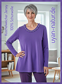  Video Damen-Langarmshirt Lila