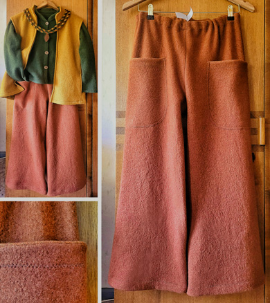  Marlene-Hose aus Walkstoff 