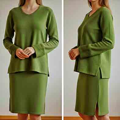  Knielanger Rock Wolljersey 